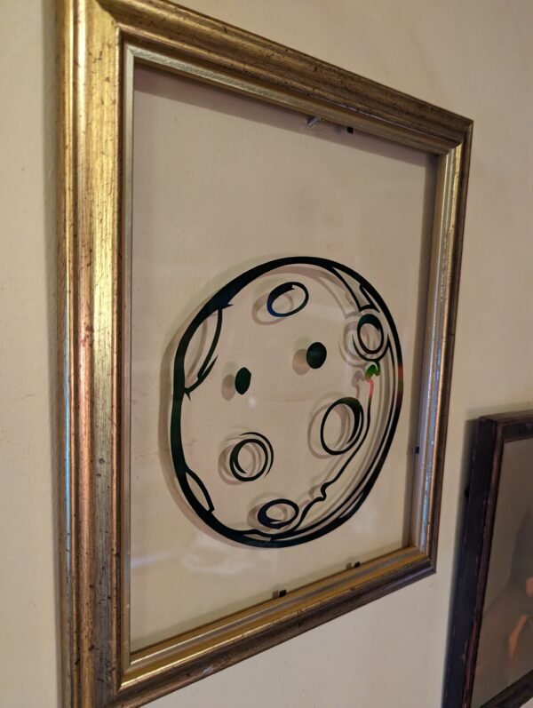 Moon on Glass Wall Art Picture